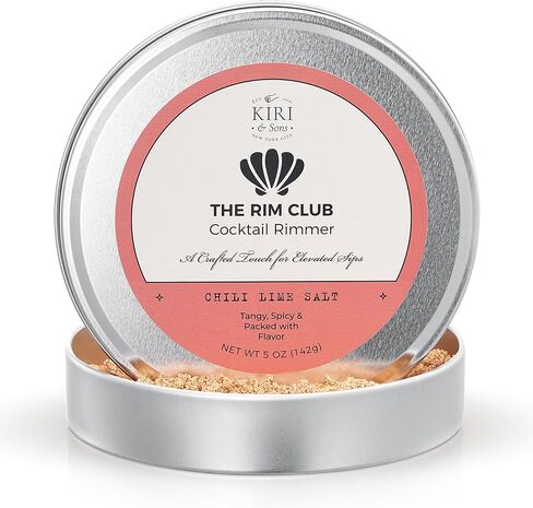 Kiri & Sons The Rim Club Cocktail Rimmer - Rimming Salt/Sugar for Margaritas, Lemon Drops, Tequila Shots & Craft Cocktails, Idea for Home Bars, Parties & Gifting - Lemon Drop Sugar 5oz in Saudi Arabia