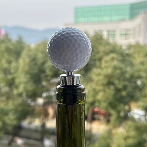 Golf Ball Wine Stopper, Funny Golf Club Beverage Bottle Stoppers, Golf Home Wine Top Decor, Golf Barware, Gift for Wine Lover & Golf Lover in Saudi Arabia
