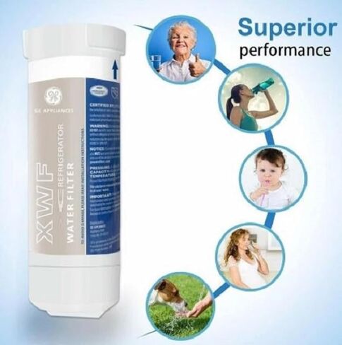 PURESTRA Replacement Water Filter Compatible with PU-XWF | Advanced Carbon Filtration for Cleaner, Better-Tasting Water | Reduces Chlorine Taste & Odor | For Drinking, Beverages & Ice | 1 Pack in Saudi Arabia