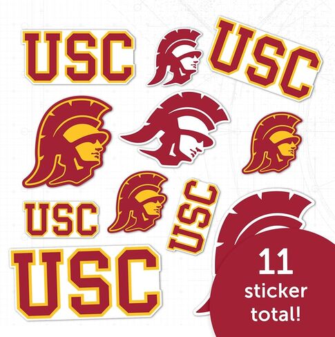 Desert Cactus USC Sticker University of Southern California Trojans Sticker Vinyl Decals Laptop Water Bottle Car Scrapbook T1 (Type 1-2) in Saudi Arabia