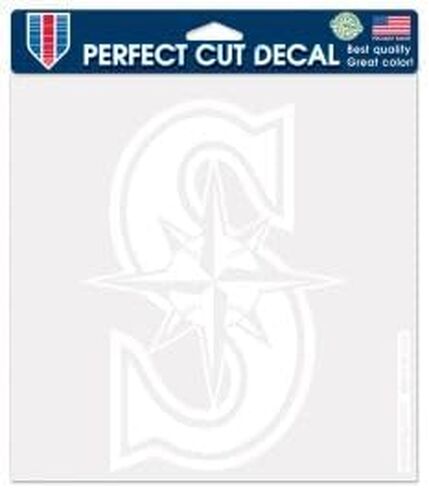 MLB Seattle Mariners WCR02988115 Perfect Cut Decals, 8" x 8" in Kuwait