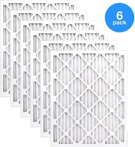AIRx Filters 20x25x1 Furnace Filter MERV 8 Pleated Replacement Air Filter, For Lint, Pollen & Dust Debris Control, 6-Pack in Saudi Arabia