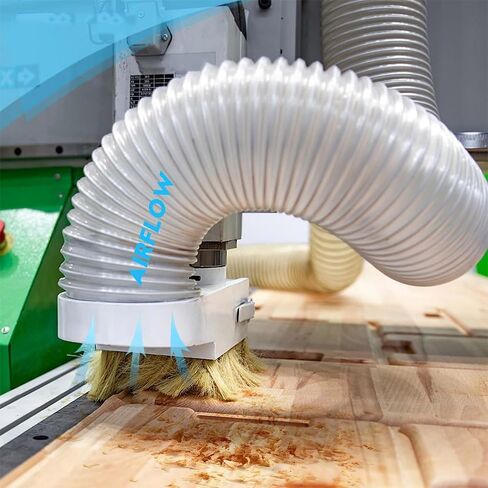 Clear Dust Collection Hose Flexible PVC Vacuum Pipe 2in 3in 4in 5in Transparent Wood Shop Dust Duting Fume Debris Vacuum Collector Hose(5m/16.4ft,60mm-2 2/5") in Kuwait