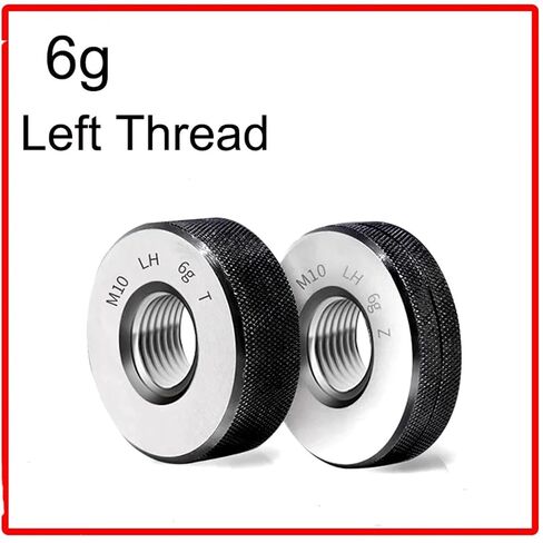 1SET Left Thread Ring Gauge Smooth 6g M1 M2 M3 M4 M5 M6 M7 M8 M10 M12 M20 M22 - M60 Thread Distance 3(M47X3L 6g Left) in Kuwait