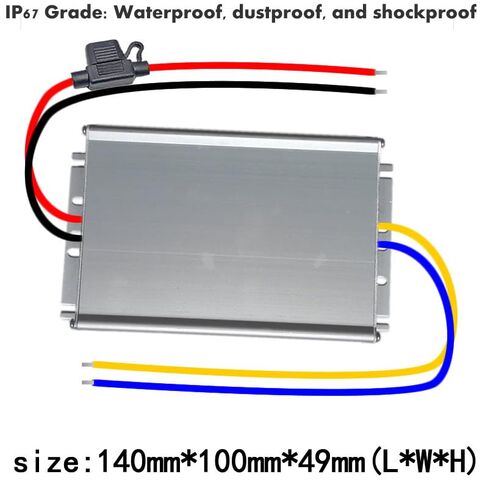 DC 10V-60V إلى DC 16.8V 15A شاحن سيارة مقاوم للماء مع Acc in Kuwait