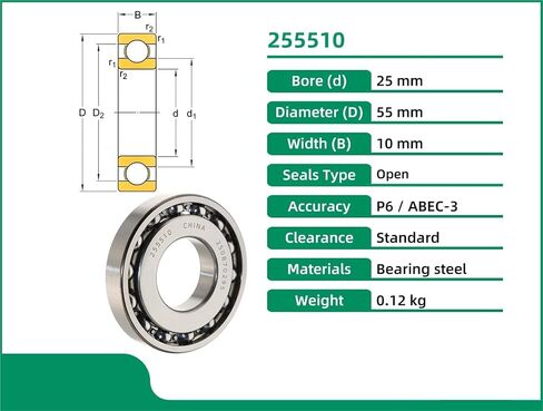 Bearing 255510 25x55x10 6907/3YD 6907/25 09262-25137 Open Deep Groove Ball Bearings Single Row in Saudi Arabia