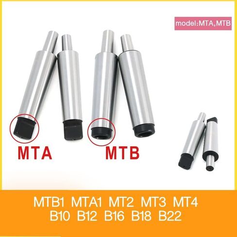 1 قطعة MT1 MT2 MT3 MT4 MT5 مورس تابر شانك الحفر تشاك أربور مخرطة توصيل قضيب B10 B12 B16 B18 مخرطة CNC آلة الطحن MTA MTB(MTA3 B22(5-20 مللي متر)) in Kuwait