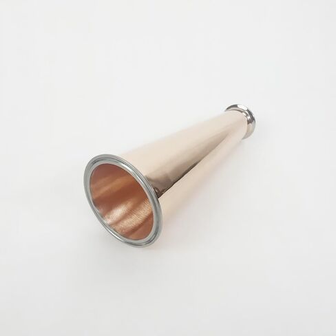 4" Flange119mm X 2"Flange64mm Long Type Tri-clamp Copper Bowl Reducer For Homebrewing,Height-300mm in Saudi Arabia
