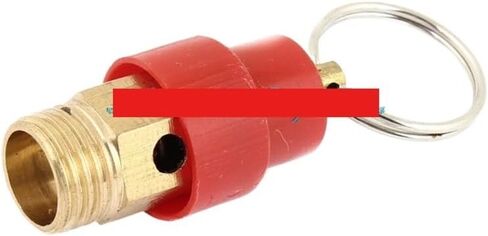 تركيب ضاغط هوائي 1/4 "صمام ضغط خيط ذكر 8 كجم 0.8MPA غطاء أحمر in Kuwait