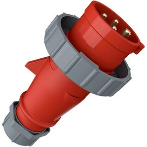 1pcs Industrial Plug-in Socket Connector 4 Core 5 Core 16a32a 400V Waterproof Dustproof 282(288 5 core 16A 400V) in Kuwait