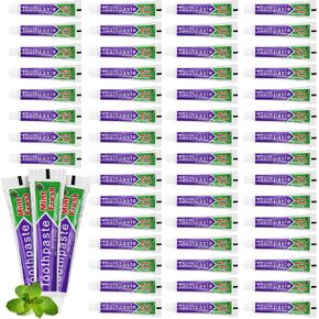 100 Tubes Small Bulk Travel Size Toothpaste,0.28 oz/8 g Mini Mint Flavor Disposable Toothpaste for Hotel,Guests,Homeless,Charity,Office,Camping in Kuwait