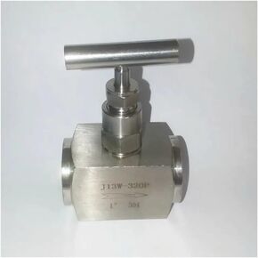 ارتفاع ضغط 1 "أنثى اغلاق صمام إبرة رافعة 4600 PSI 304 غير القابل للصدأ التحكم في التدفق الماء الهواء الوقود ثاني أكسيد الكربون الغاز in Kuwait