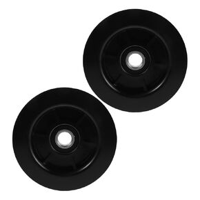 2pcs Forklift Replacement Pulley with Double Groove Design and Integrated Bearing Roller, Sturdy Nylon and Metal Construction, Suitable for Hydraulic Hose Lifting Assembly in Saudi Arabia