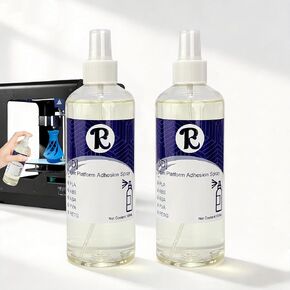 3D Printer Adhesive Glue,Strong Grip Reduces Warping for ABS,ASA,PLA,PVA,and PETG Filament on Compatible Build Plates,3D Printer Bed Adhesive Spray,3D Printer Accessories- 6oz*2 in Kuwait