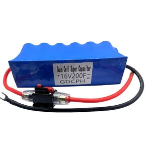16V200F وحدة مقوم السيارات 2.7V600F مكثف سعة كبيرة احتياطية التيار الكهربائي مع الصمامات الانتعاش الذاتي in Kuwait