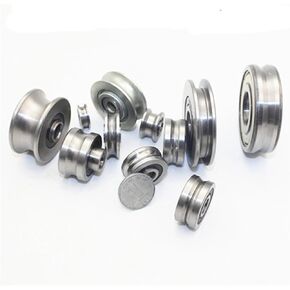10PCS Straightening Mixed Wheel Over Line with Groove Bearing V6001 12X28X8MM Pulley V Type(V6001-3-0.8) in Kuwait