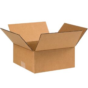 BOX USA Shipping Boxes Flat 9"L x 9"W x 4"H 25-Pack - Corrugated Cardboard Box for Moving, Mailing, Packing, Packaging and Storage in Kuwait