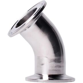 1 قطعة 3/4 "1/2" 3/8 "1/4" 1 "11/4" (19-102 مللي متر) أنبوب OD 304 مشبك ثلاثي من الفولاذ المقاوم للصدأ 90 درجة تركيب أنابيب الكوع (45 درجة ، 25 مللي متر × الطويق 50.5) تركيب in Kuwait