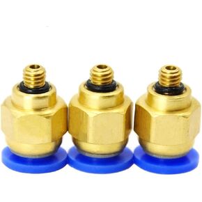 10pcs BSPT PC6-M5, 6mm to M5 Pneumatic Connectors Male Straight One-Touch Fittings in Saudi Arabia
