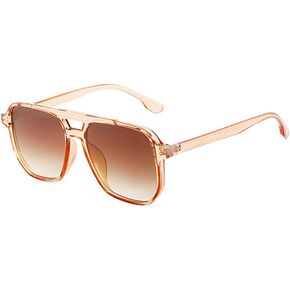 Siming Aviator Sunglasses, Plastic Frame, UV400 Protection, Wraparound Sport Style, Non-Polarized in Kuwait