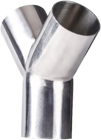 12.7mm 16mm 19mm 25mm 32mm 38mm 45mm 51mm 57mm 63mm 76mm 89mm 102mm 304 Stainless Steel Y Type Welding Pipe Fitting(19x1.5mm) in Kuwait