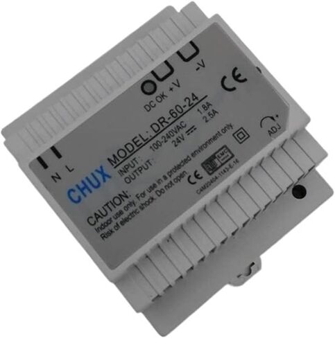 60W Industrial Switching Power Supply 24VDC 2.5A Din Rail Type SMPS DR-60-24 Power Supply in Saudi Arabia
