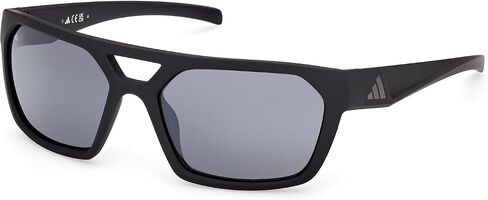 Adidas Men's Sunglasses, Matte black/Smoke mirror in Kuwait