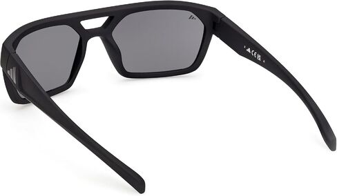 Adidas Men's Sunglasses, Matte black/Smoke mirror in Kuwait