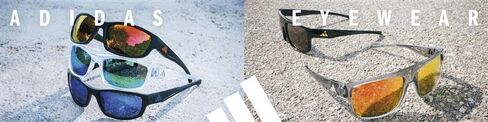 Adidas Men's Sunglasses, Matte black/Smoke mirror in Kuwait