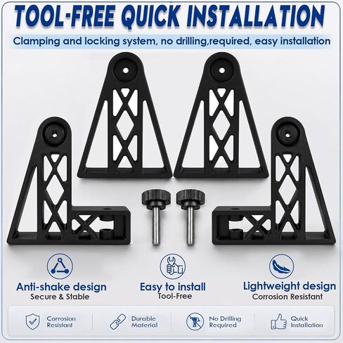 4 Pack Adjustable 4" Kayak Seat Riser Booster | Lightweight Kayak Seat Lifting and Upgrade Accessories, Compatible with Hoodoo Tempest/Voyager, BKC Kayaks in Saudi Arabia