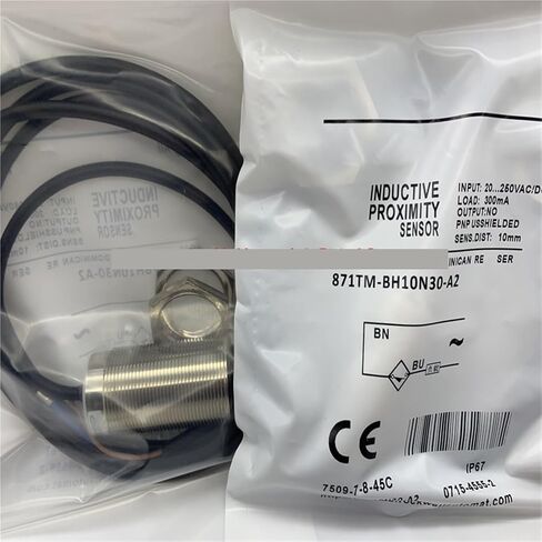 1pcs All-Metal Sensor 871TM-M6NP12-D4 871TM-B2N12-R3 871TM-DR5NE18-H2 871TM-DR4NE12-C2 871TM-DR5NE18-D4 871TM-DR5NE18-A2(Metal871tm-dr5ne18d4) in Kuwait