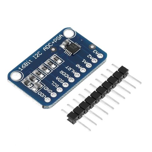 ADS1115 Analog to Digital Converter, 16 Bit 16 Byte 4 Channel I2C IIC Analog to Digital ADC PGA Converter Module (1 Pc) in Kuwait