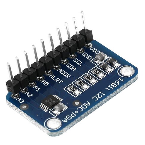 ADS1115 Analog to Digital Converter, 16 Bit 16 Byte 4 Channel I2C IIC Analog to Digital ADC PGA Converter Module (1 Pc) in Kuwait