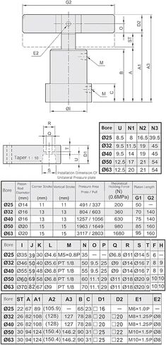 1 قطعة هوائي الروتاري لقط اسطوانة الهواء ACK25 ACK32 ACK40 ACK50 ACK63 SRC25 SRC32SRC40 SRC50 SRC63(SRC63,-180R) in Kuwait