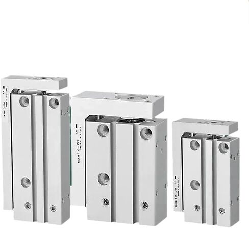1 قطعة MXH/HLH السكك الحديدية اسطوانة MXH6 MXH10 MXH16 MXH20 الدقة اسطوانة هوائية الخطي الجانب السكك الحديدية قضيب توجيه اسطوانة MXH6-10 (السكتة الدماغية 5 مللي متر ، MXH20) in Kuwait
