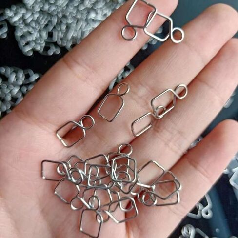شنقا بلورات المنشور 500 قطع كريستال اتصال مشبك الثريات الملحقات الفولاذ المقاوم للصدأ DIY كريستال الخرز موصل شنقا باندانت مصباح أجزاء الشنق بلورات للديكور in Kuwait