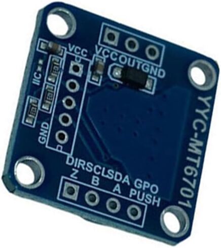 Magnetic Encoder MT6701 Magnetic Induction Angle Measurement Sensor Module 14bit High Can Replace AS5600 in Saudi Arabia