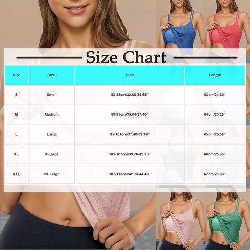 Womens Camisole with Shelf Bras Lightweight Padded Spaghetti Strap Tank Tops Casual Sleep Yoga Workout Sleeveless Tops in Saudi Arabia