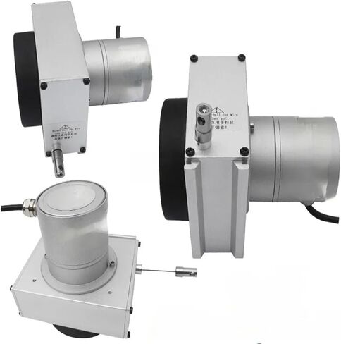 WWS-S 100-1300mm Waterproof Pull Rope Position Encoder Draw-Wire Displacement Sensor Linear Transducer String Potentoimeter(1300mm,0-10V) in Saudi Arabia