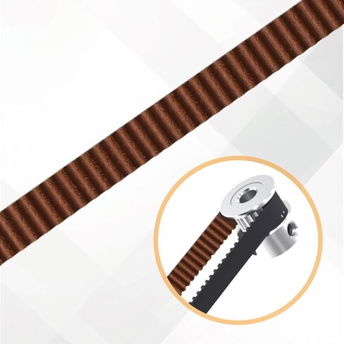 GT2 Timing Belt,GT2 Belt 6mm Width,Pitch 2mm,Upgrade Nylon Tooth Surface Non-Slip Version for 3D Printers,CNC.(10 Meters) in Saudi Arabia