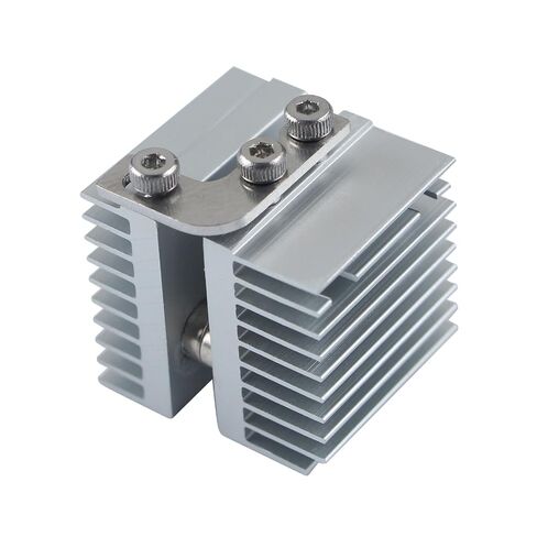 Heating Sink Replacement for Flashforg AD5X: Silver Aluminum Heatsink Radiator to Print Head Extruder Hotend Fast Cooling Block 3D Printer Accessories in Saudi Arabia