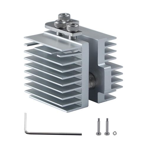 Heating Sink Replacement for Flashforg AD5X: Silver Aluminum Heatsink Radiator to Print Head Extruder Hotend Fast Cooling Block 3D Printer Accessories in Saudi Arabia
