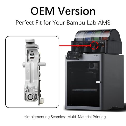 قمع تغذية AMS الأصلي من الخيزران لمختبر Bambu Lab AMS، مجموعة قمع التغذية ولوحة استشعار كشف الفتيل - جزء استبدال وحدة التغذية للمرحلة الأولى لتحميل الفتيل التلقائي، ملحق AMS للطابعة ثلاثية الأبعاد in Kuwait