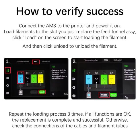 قمع تغذية AMS الأصلي من الخيزران لمختبر Bambu Lab AMS، مجموعة قمع التغذية ولوحة استشعار كشف الفتيل - جزء استبدال وحدة التغذية للمرحلة الأولى لتحميل الفتيل التلقائي، ملحق AMS للطابعة ثلاثية الأبعاد in Kuwait