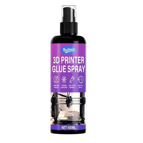 غراء لاصق للطابعة ثلاثية الأبعاد - بخاخ غراء مضاد للاعوجاج من أجل PLA ABS PETG TPU، سهل الإزالة بدون بقايا لوحة البناء in Kuwait
