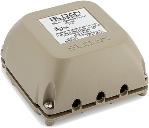 Sloan ETF-450-A Faucet Control Module, Splash Proof Junction Box - for use with ETF Style Faucets, Vandal Resistant Cover, Under Sink Mount, Commercial Environments, 3365000 in Saudi Arabia