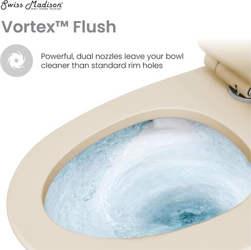Ivy One Piece Toilet Dual Vortex Flush 1.1/1.6 gpf في بيسك in Kuwait