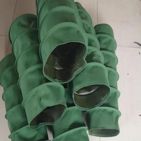 Flexible Duct Hosing 6in 8in 10in 12in 14in Canvas Vent Hose Flame Retardant HVAC Ducting Hose Exhaust Fan Ventilation Duct Hose(L 8m(26ft),Dia 255mm(10")) in Saudi Arabia