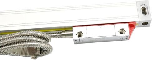 Thin High Precision 0.005mm Slim Linear Scale TTL 50 100 150 200 250 300 350 400mm 20x28mm Small Encoder Grating Ruler Sensor，220mm Travel L in Saudi Arabia