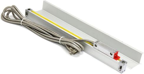 Thin High Precision 0.005mm Slim Linear Scale TTL 50 100 150 200 250 300 350 400mm 20x28mm Small Encoder Grating Ruler Sensor，220mm Travel L in Saudi Arabia